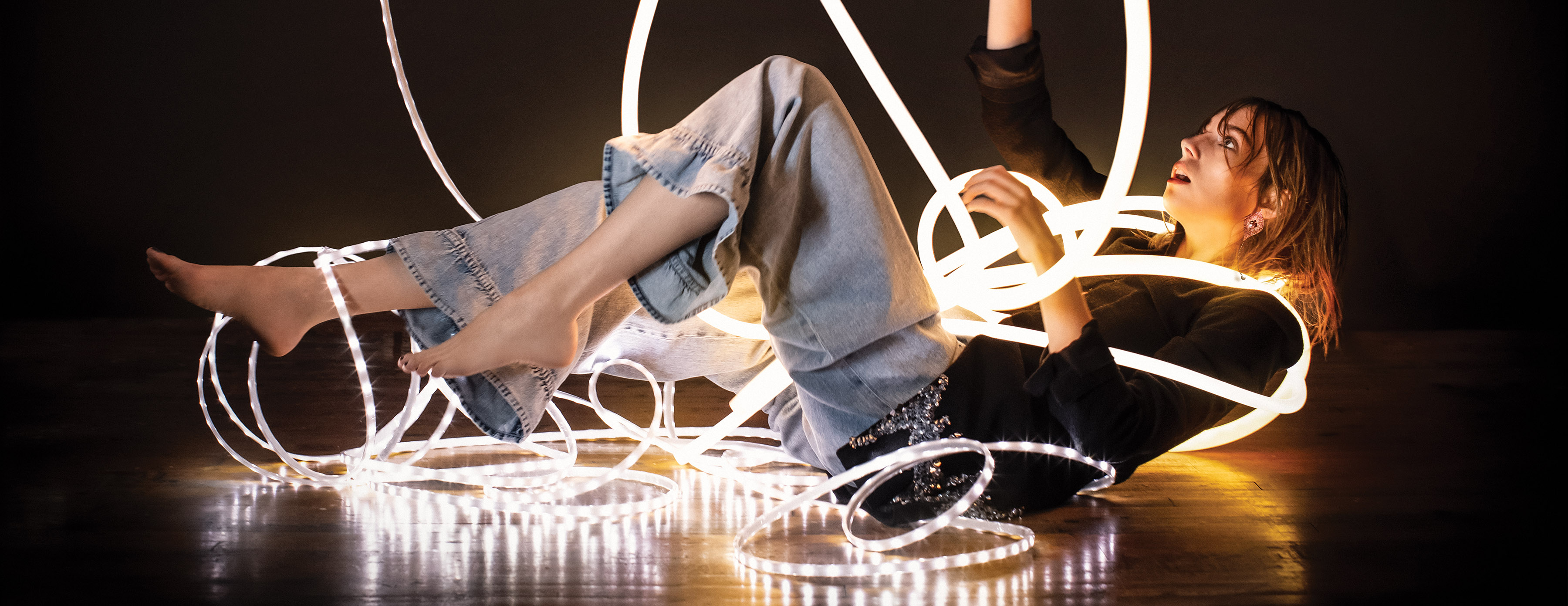 One of Grimanesa Amoros's light installations